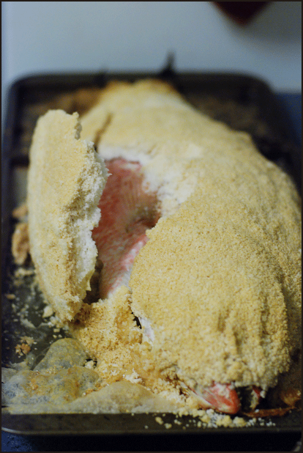 Whole Fish Roasted in Salt Crust