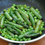 Thumbnail image for Simplest Asparagus with Fresh Peas