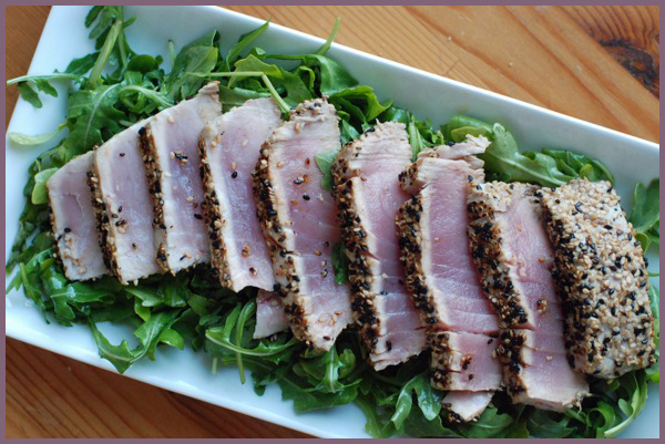 sesame tuna 1