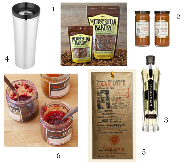 gift guide food and drink
