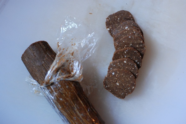 hazelnut molasses cookie dough