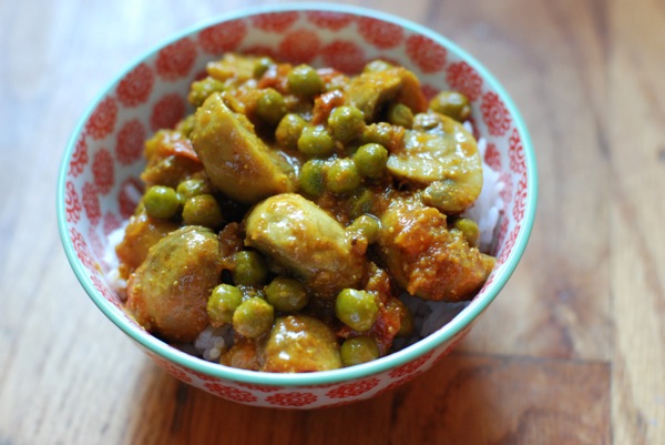 Mushroom Pea Curry 2
