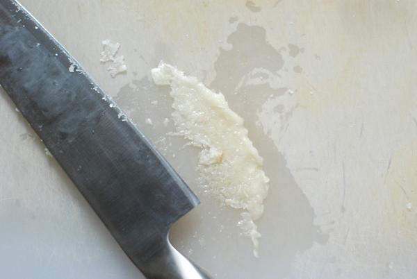 creamed garlic