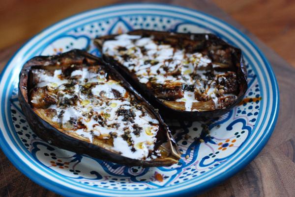 eggplant with pomegranate and yogurt 2