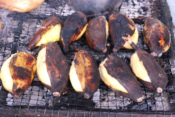 grilled bananas