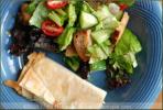Pesto Streudel and Panzanella Salad