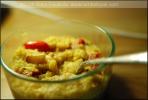 Polenta with Tomatoes, Shallots, and Goat Cheese