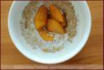 Steelcut Oatmeal with Peach Compote